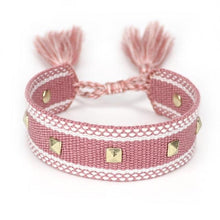 将图片加载到图库查看器,1PC Woven Beautiful Bracelet For Men Women Adjustable Braided Friendship Bracelets Friendship Handwoven Ethnic Cotton Wrap Bracelets Knitted Bracelets Pattern For Women Girls Men