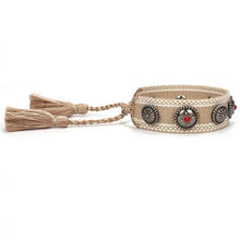 将图片加载到图库查看器,1PC Woven Beautiful Bracelet For Men Women Adjustable Braided Friendship Bracelets Friendship Handwoven Ethnic Cotton Wrap Bracelets Knitted Bracelets Pattern For Women Girls Men