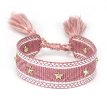 将图片加载到图库查看器,1PC Woven Beautiful Bracelet For Men Women Adjustable Braided Friendship Bracelets Friendship Handwoven Ethnic Cotton Wrap Bracelets Knitted Bracelets Pattern For Women Girls Men
