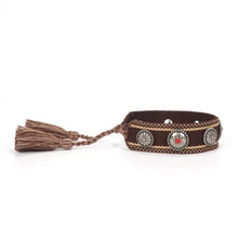 将图片加载到图库查看器,1PC Woven Beautiful Bracelet For Men Women Adjustable Braided Friendship Bracelets Friendship Handwoven Ethnic Cotton Wrap Bracelets Knitted Bracelets Pattern For Women Girls Men