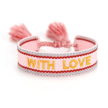 将图片加载到图库查看器,1PC Woven Beautiful Bracelet For Men Women Adjustable Braided Friendship Bracelets Friendship Handwoven Ethnic Cotton Wrap Bracelets Knitted Bracelets Pattern For Women Girls Men