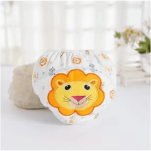Load image into Gallery viewer, 1Pcs Cute Baby Diapers Reusable Nappies Cloth Diaper Washable Cotton Training Pants Panties