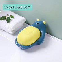 Load image into Gallery viewer, 1Pcs Faucet Shape Draining Soap Dish Portable Bathroom Products Double Layer 3Colors Eco-friendly Soap Box Draining Soap Dish Sponge Holder Soap Container with Waterfall Spout for Bathroom Shower Kitchen Sink
