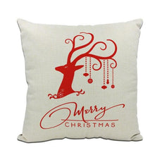 将图片加载到图库查看器,1Pcs Happy New Year Christmas Decorations Pillows Cover Merry Christmas Throw Cushion Covers Tree Reindeer Star Pillow Case For Party Home Decoration 45x45CM