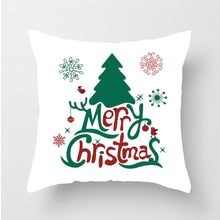 将图片加载到图库查看器,1Pcs Happy New Year Christmas Decorations Pillows Cover Merry Christmas Throw Cushion Covers Tree Reindeer Star Pillow Case For Party Home Decoration 45x45CM