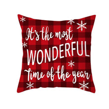 将图片加载到图库查看器,1Pcs Happy New Year Christmas Decorations Pillows Cover Merry Christmas Throw Cushion Covers Tree Reindeer Star Pillow Case For Party Home Decoration 45x45CM