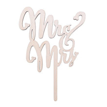 将图片加载到图库查看器,1Pcs Hollow Letter Love Just Married Mr & Mrs Cake Topper Mr and Mrs Cake Toppers Wooden Wedding Cake Topper Party Cake Decoration Mr And Mrs Cake Topper Bride and Groom Wooden Wedding Cake Topper For Wedding Party Supplies