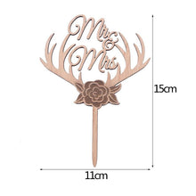 将图片加载到图库查看器,1Pcs Hollow Letter Love Just Married Mr & Mrs Cake Topper Mr and Mrs Cake Toppers Wooden Wedding Cake Topper Party Cake Decoration Mr And Mrs Cake Topper Bride and Groom Wooden Wedding Cake Topper For Wedding Party Supplies