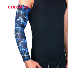 将图片加载到图库查看器,1Pcs Professional Sports Elastic Arm Guard Compression Arm Sleeves For Bike Motorcycle Basketball Volleyball Arm Sleeves Armband Sport Elbow Pads Arm Warmers Outdoor Workout Arm Cover
