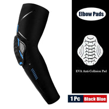 Load image into Gallery viewer, 1Piece Sports Elbow Support Pads Breathable Arm Compression Shield Shape Crash Proof Elbow Pads Arm Sleeve Compression Sleeve For Outdoor Sports Running Basketball Football Volleyball Arm Cover