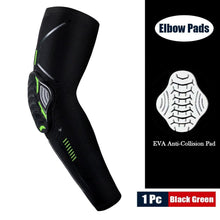 Load image into Gallery viewer, 1Piece Sports Elbow Support Pads Breathable Arm Compression Shield Shape Crash Proof Elbow Pads Arm Sleeve Compression Sleeve For Outdoor Sports Running Basketball Football Volleyball Arm Cover