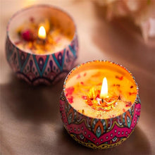 将图片加载到图库查看器,1Pieces Tin Jars Scented Candles Candle Tins Empty Candle Jars with Lids Scented Candle Containers Making Candles Kit Holder For Soy Wax Dry Storage With Flowers Can Fragrance Scented Candle Natural Soy Wax For Dry Storage Spices And Sweets