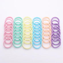 将图片加载到图库查看器,1Set 4cm Girls Cute Colorful Elastic Hair Bands Children Lovely Ponytail Holder Scrunchies Hair Ties Headbands Fashion Hairgrips Accessories For Party