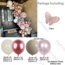 Load image into Gallery viewer, 1Set Purple Pink Luxury Balloons For Birthday Wedding Party Decorations Baby Shower Decorations For Girl