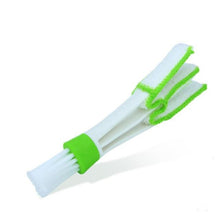 Load image into Gallery viewer, 2 In 1 Car Air-Conditioner Outlet Cleaning Tool Multi-purpose Dust Brush Car Accessories Interior Multi-purpose Brush Cleaning Automotive Air Conditioner Cleaner Brush Dust Collector Cleaning Cloth Tool Hand Held Magic Brush Blind Duster for Cars
