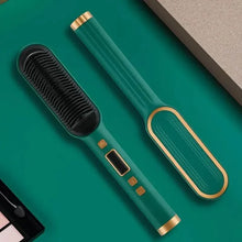 Load image into Gallery viewer, 2-in-1 Electric Hair Straightener Brush Curling Comb