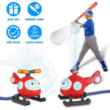 Load image into Gallery viewer, 2-in-1 Water Sprinkler Baseball Helicopter Toy