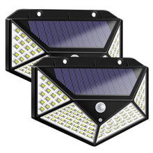 Load image into Gallery viewer, 2-Pack: 100-LED Solar Powered Motion Sensor Lights With 270° Wide Angle