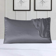 将图片加载到图库查看器,2-Pack 100% Silk Pillow Cover With Trim