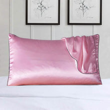 将图片加载到图库查看器,2-Pack 100% Silk Pillow Cover With Trim