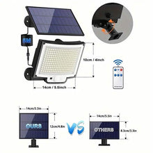 将图片加载到图库查看器,2-Pack: 228 LED Outdoor Split Solar Wall Lights