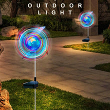 Load image into Gallery viewer, 2-Pack: 32LED Outdoor Solar Ground Light Garden Lawn Waterproof Windmill Lamp