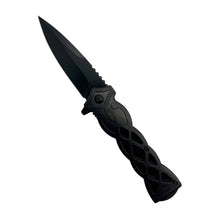 将图片加载到图库查看器,2-Pack: 3.75" Weave Pattern Knife with ABS Handle