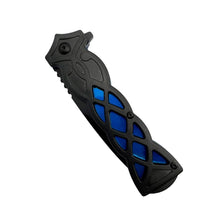 将图片加载到图库查看器,2-Pack: 3.75" Weave Pattern Knife with ABS Handle