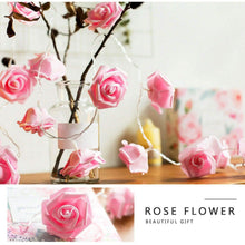 Load image into Gallery viewer, 2-Pack: 40 LEDs Rose Flower String Lights