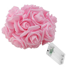 Load image into Gallery viewer, 2-Pack: 40 LEDs Rose Flower String Lights