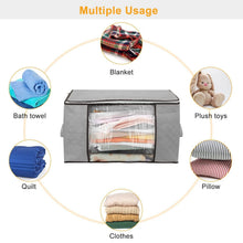 将图片加载到图库查看器,2-Pack: 90L Large Capacity Foldable Closet Organizer