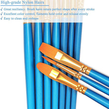 Load image into Gallery viewer, 2-Pack: BOSOBO 10 Sizes Paint Brushes Set