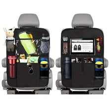 Load image into Gallery viewer, 2-Pack: Car Backseat Organizer with Touch Screen Tablet Holder