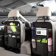 Load image into Gallery viewer, 2-Pack: Car Backseat Organizer with Touch Screen Tablet Holder