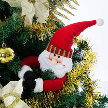 Load image into Gallery viewer, 2-Pack: Christmas Curtain Buckle Doll Santa & Snowman