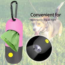 Load image into Gallery viewer, 2-Pack: Dog Poop Bag Dispenser with Built-in LED Flashlight