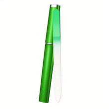 Load image into Gallery viewer, 2-Pack: Double-Sided Etched Fingernail Glass Nail File with Case