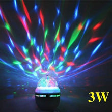 将图片加载到图库查看器,2-Pack: E27 3W Auto Rotating RGB LED Stage Light