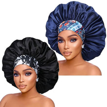 Load image into Gallery viewer, 2-Pack: Extra Large Satin Bonnets for Sleeping