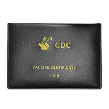 Load image into Gallery viewer, 2-Pack: Faux Leather CDC Vaccination Card Immunization Record Protector Holder