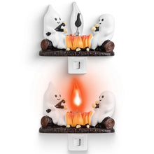 Load image into Gallery viewer, 2-Pack: Ghost Campfire Flickering Flame Night