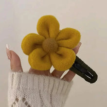 Load image into Gallery viewer, 2-Pack: Gorgeous Plush Flower Hairpin