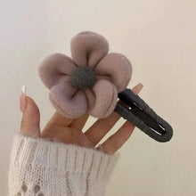 Load image into Gallery viewer, 2-Pack: Gorgeous Plush Flower Hairpin