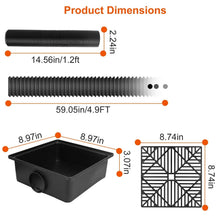 将图片加载到图库查看器,2-Pack: Gutter Downspout Extension Low Profile No Deep Digging Catch
