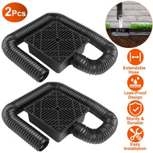 将图片加载到图库查看器,2-Pack: Gutter Downspout Extension Low Profile No Deep Digging Catch