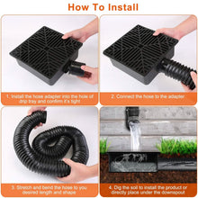 将图片加载到图库查看器,2-Pack: Gutter Downspout Extension Low Profile No Deep Digging Catch
