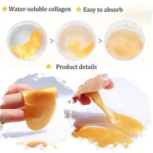 Load image into Gallery viewer, 2-Pack: Hydrating Eye Care Under Eye Crystal Mask Golden Under Eye Patches For Women and Men