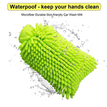 Load image into Gallery viewer, 2-Pack: Large Size Microfiber Car Wash Mitt