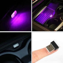 Load image into Gallery viewer, 2-Pack: LED Mini Light Car Interior Wireless Atmosphere Light
