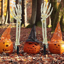 Load image into Gallery viewer, 2-Pack: Light Up Skull Arm Stakes